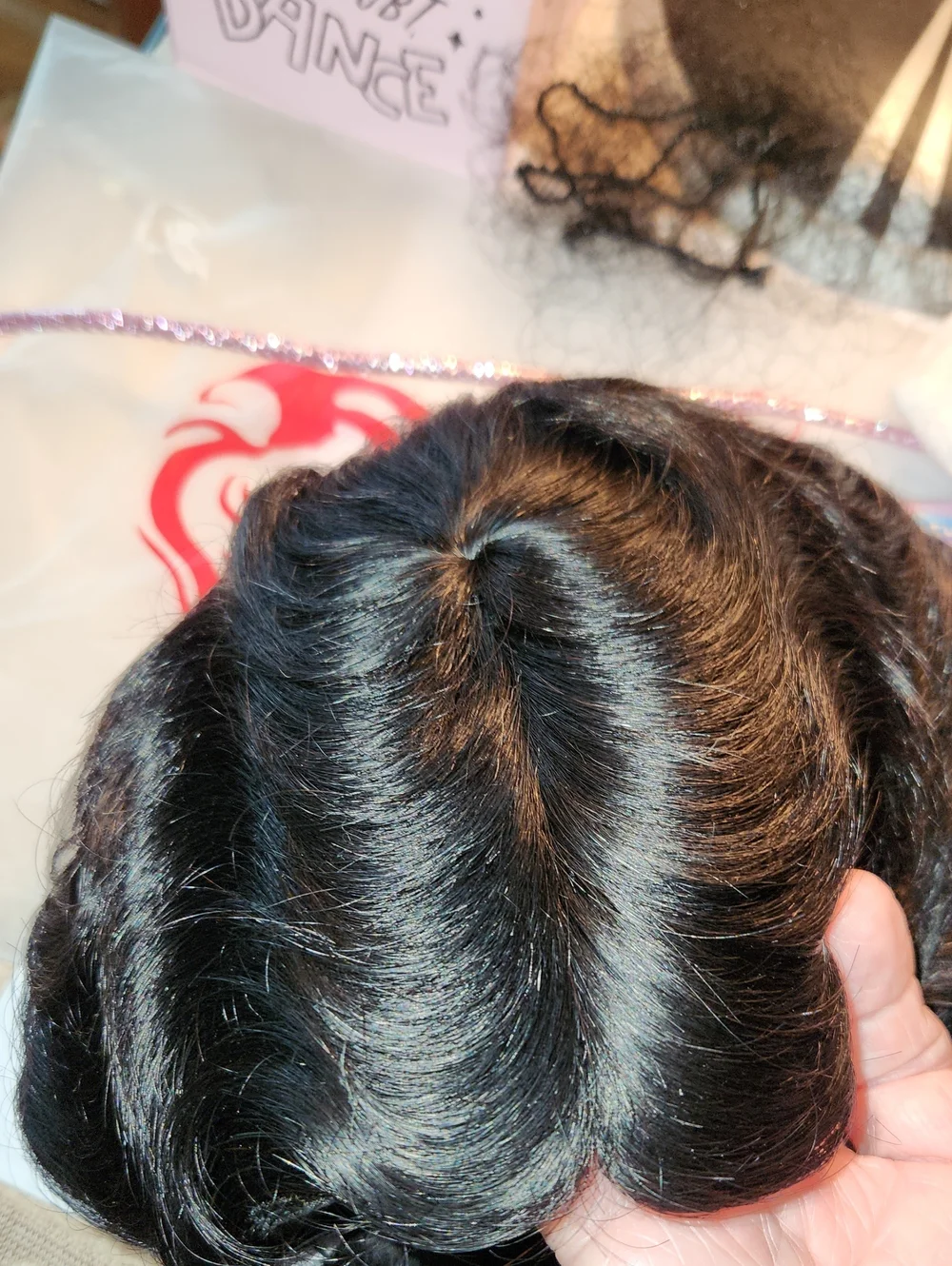 Short Wavy Human Hair Wig